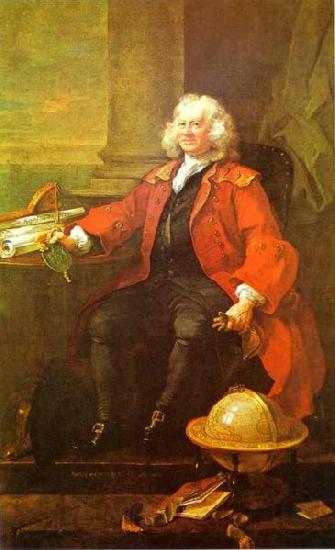 William Hogarth Portrait of Captain Thomas Coram Spain oil painting art